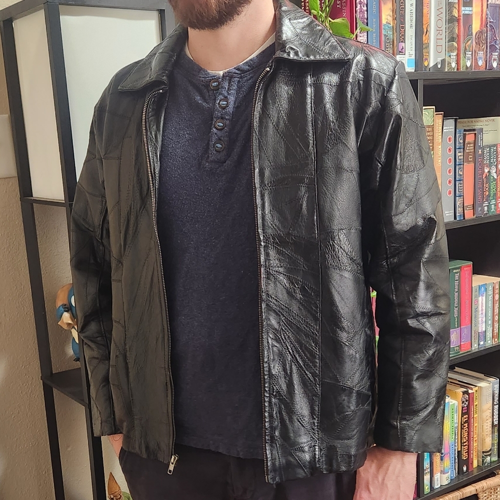 Vintage 90's Flight Path Leather Jacket